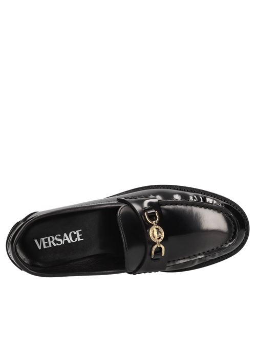Mocassini in pelle VERSACE | 1012123 1A08773 1B00VNERO